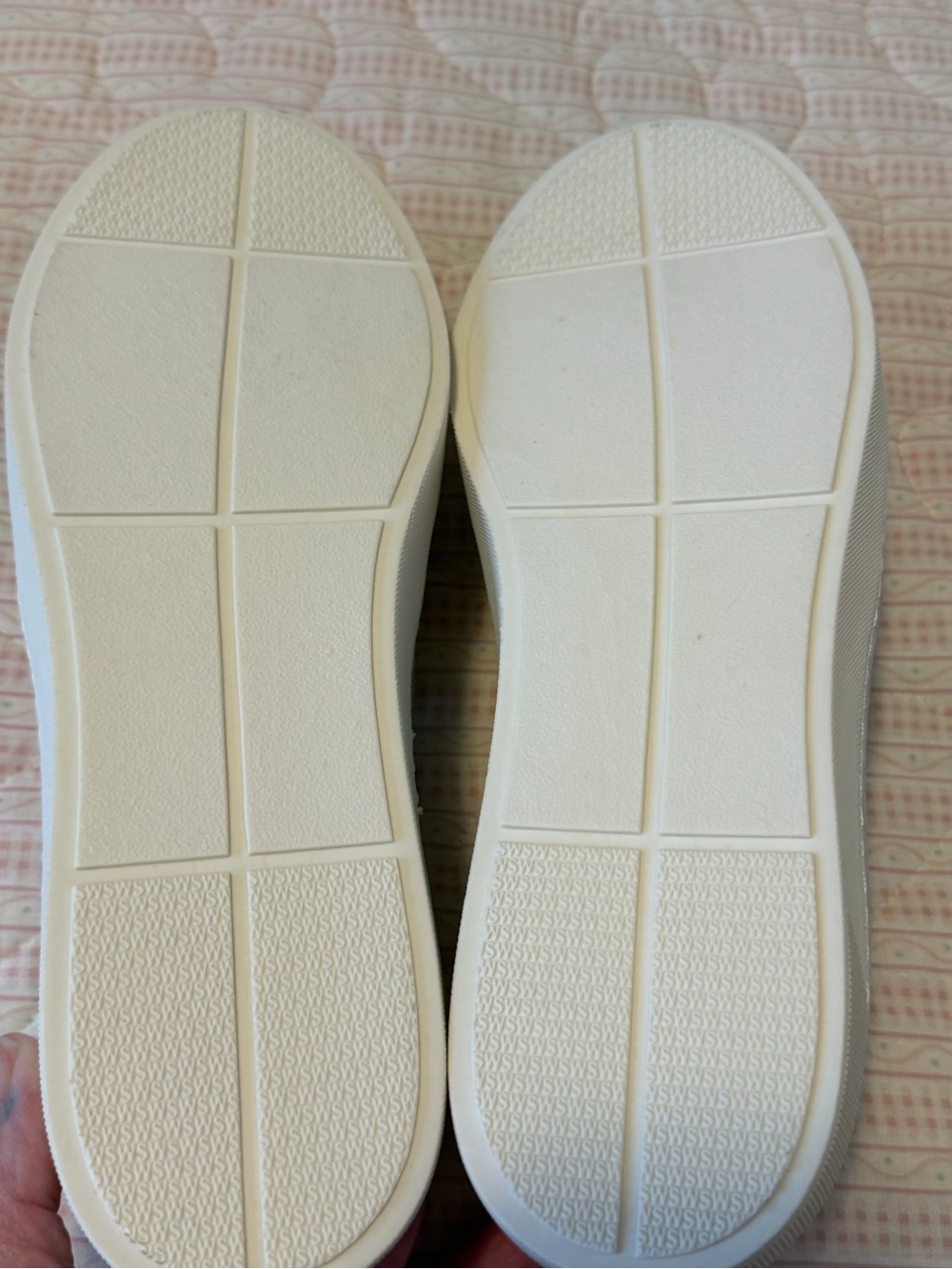 Stuart Weitzman White Crystal-Embellished Slip-On Sneakers - Picture 7 of 7